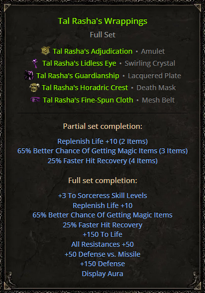 Tal Rasha's Wrappings Image